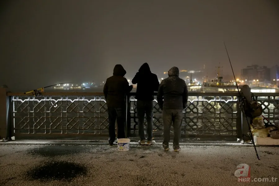 İstanbul beyaza büründü 7