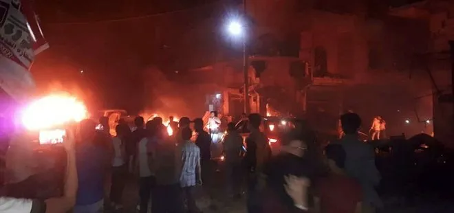 Azez’de bombalı terör saldırısı: 14 ölü