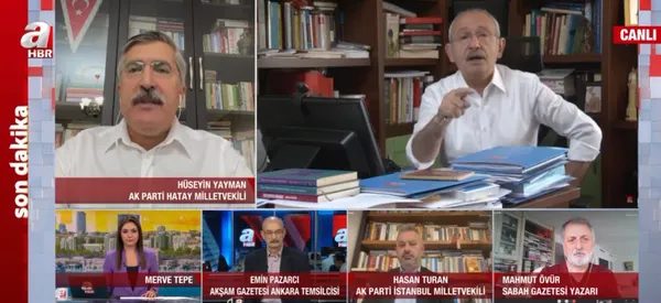 AK Parti vekilleri ve gazetecilerden Kemal Kılıçdaroğlu'na A Haber canlı yayınında sert tepki! FETÖ diline amede - 3