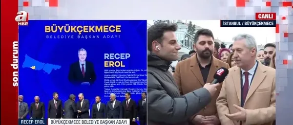 Cumhur İttifakı Büyükçekmece Başkan Adayı Recep Erol A Haber’de! Projelerini tek tek anlattı