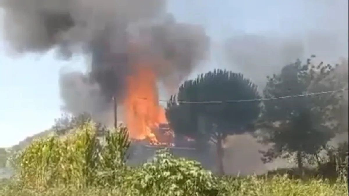 Denizli’de bir evde çıkan yangın korkuttu!