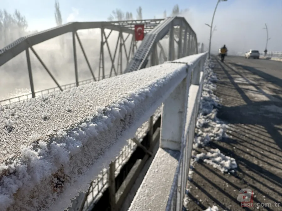 Baharı beklerken termometreler eksi 25'i gördü: Türkiye’nin en soğuk ilçesi buz kesiyor 1