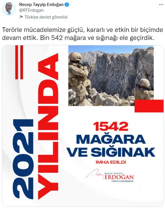 Son dakika: Türkiye 2021’de neler yaptı? Başkan Recep Tayyip Erdoğan tek tek paylaştı