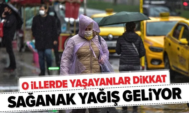 Meteoroloji'den son dakika hava durumu açıklaması! O illerde yaşayanlar dikkat! Sağanak uyarısı | 29 Aralık 2020 hava durumu