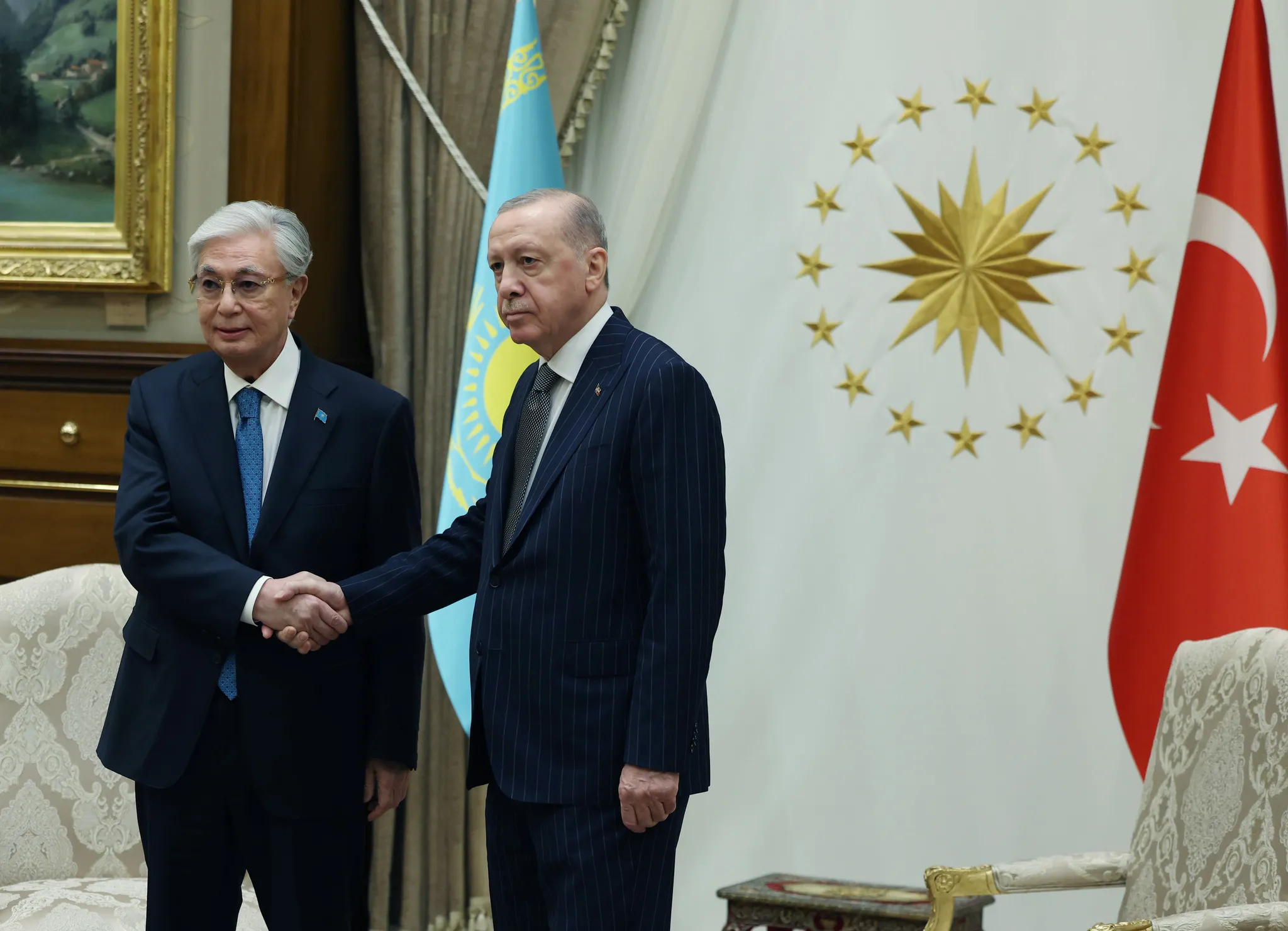 Külliye'de Türkiye-Kazakistan zirvesi! Başkan Erdoğan Tokayev ile görüştü: İlişkiler her alanda güçlenecek