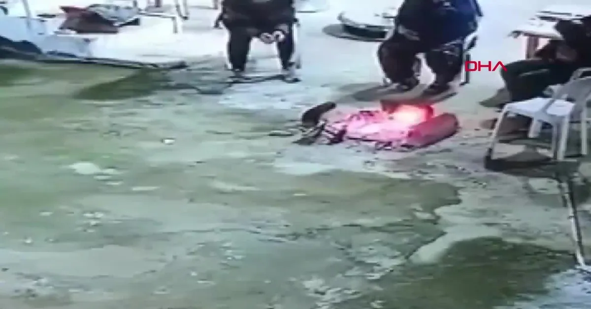 Cam fasulye konservesi bomba gibi patladı