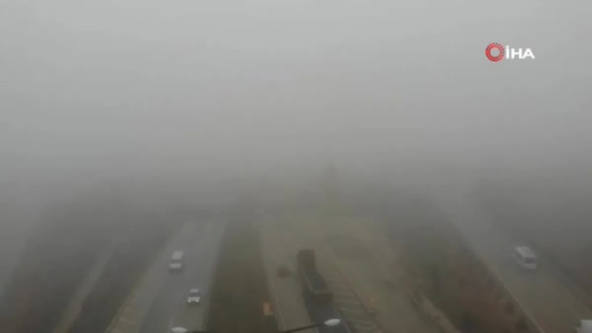 43 ilin geçiş güzergahında yoğun sis