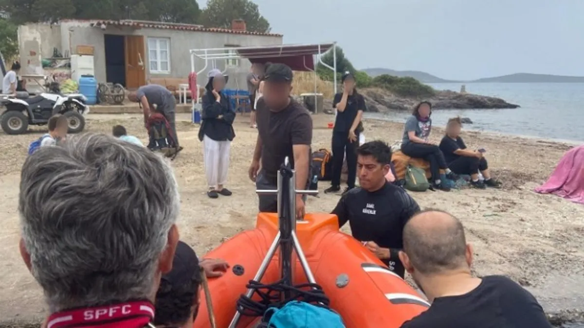Doğa yürüyüşüne çıkan grup Maden Adası'nda mahsur kaldı!