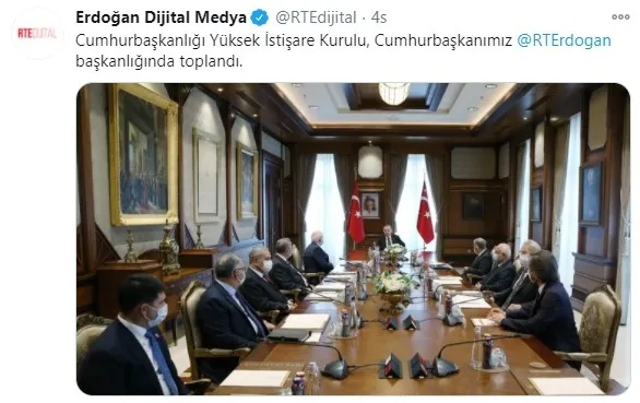 Cumhurbaşkanlığı Yüksek İstişare Kurulu Başkan Erdoğan başkanlığında toplandı - 1