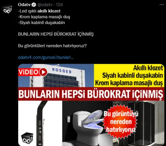 Sözcü ve OdaTV’nin KOSGEB üzerinden başlattığı algı operasyonuna sert tepki!