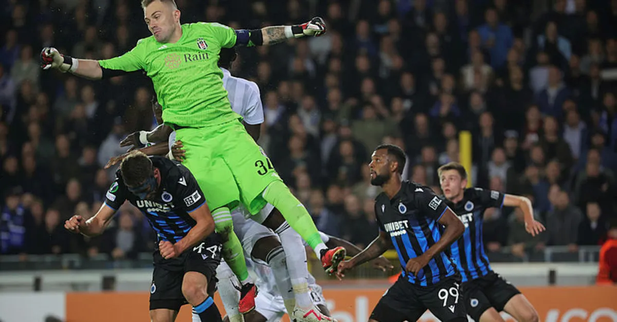 Beşiktaş Club Brugge'dan puanı kopardı aldı