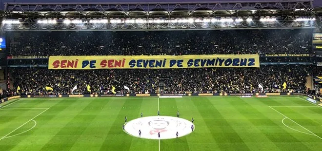 Fenerbahçe’den Galatasaray’a sert pankart yanıtı!