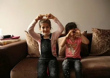 Suriyeli kardeşlerden Başkan Erdoğan’a kalp