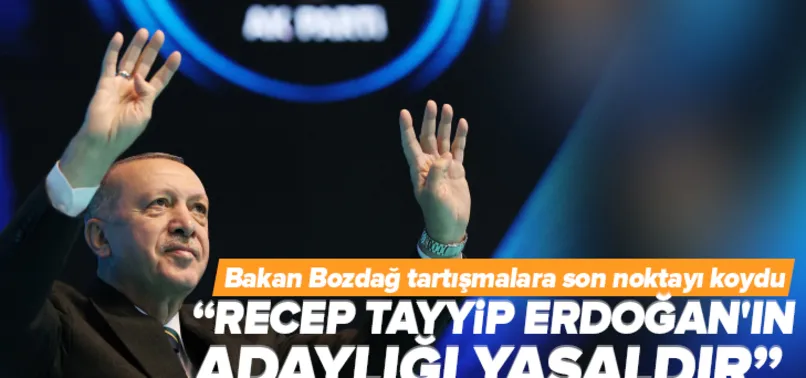 Son dakika: Adalet Bakanı: Recep Tayyip Erdoğan'ın adaylığı yasaldır