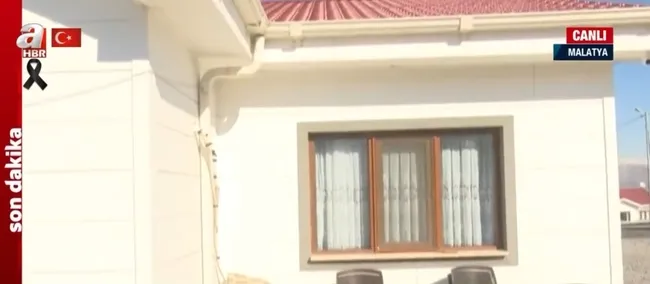 Malatya’da deprem konutları olarak yapılan çelik konstrüksiyonlu evler sapasağlam kaldı