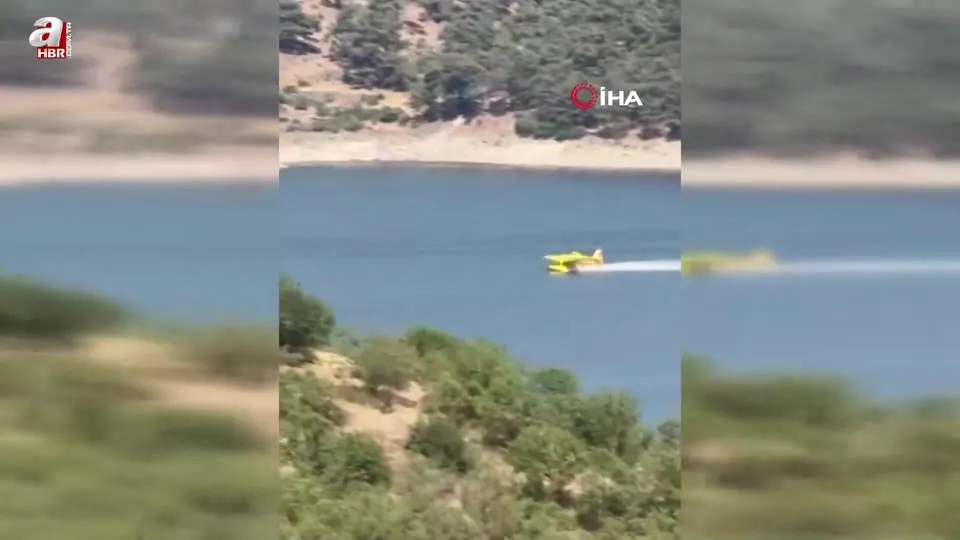 Sındırgı’da orman yangını