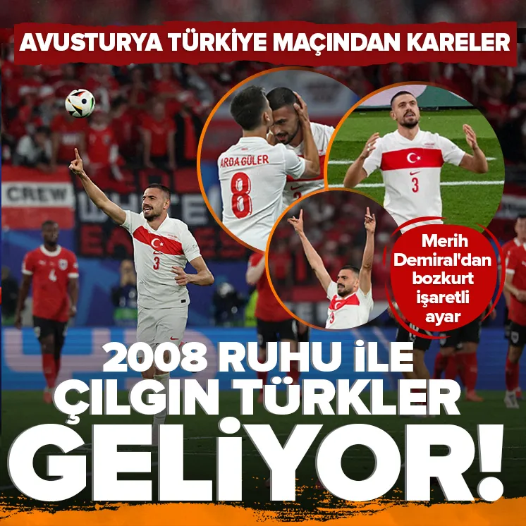 Avusturya-Türkiye maçından kareler