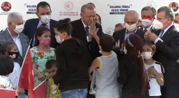 70 yıllık hayal gerçek oldu! Başkan Erdoğan Salarha Tüneli’ni hizmete açtı