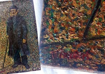 Van Gogh'a ait olduğu tahmin edilen tablodaki incelemeler sürüyor