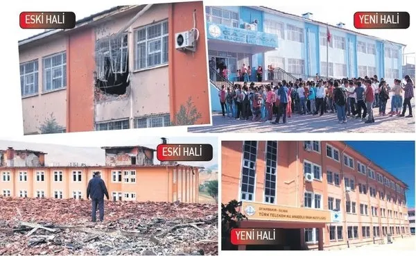 PKK’nın yaktığı okullar çiçek açtı - 1