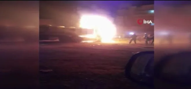 El Bab’da bomba yüklü kamyonla saldırdılar! Sivil yaralılar var