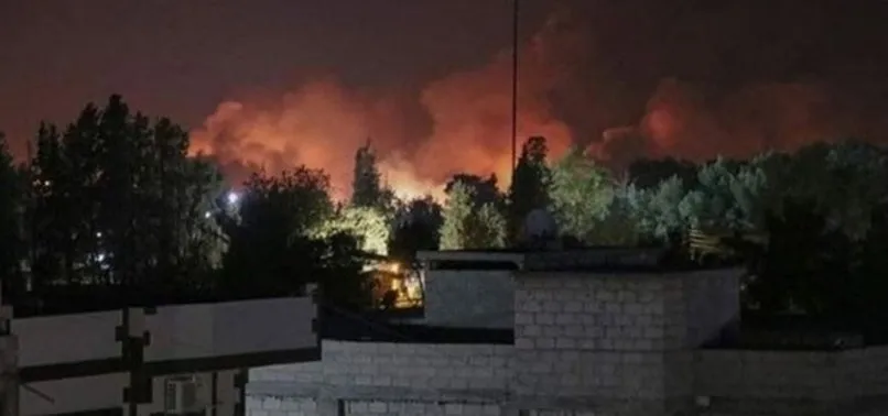 Suriye'de akaryakıt istasyonunda patlama