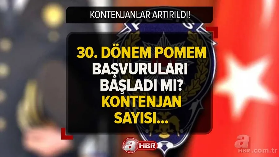 30. DÖNEM POMEM BAŞVURU EKRANI! Son dakika kontenjanlar artırıldı! 2023 EGM polis alımı başvuru şartları neler? pa.edu.tr 1