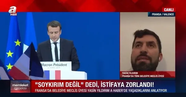 Fransa'da sözde soykırımı kınayınca istifaya zorlanan Yasin Yıldırım yaşadıklarını A Haber'e anlattı - 3