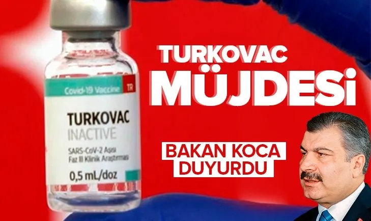 Son dakika: TURKOVAC için Acil Kullanım Onayına müracaat edildi
