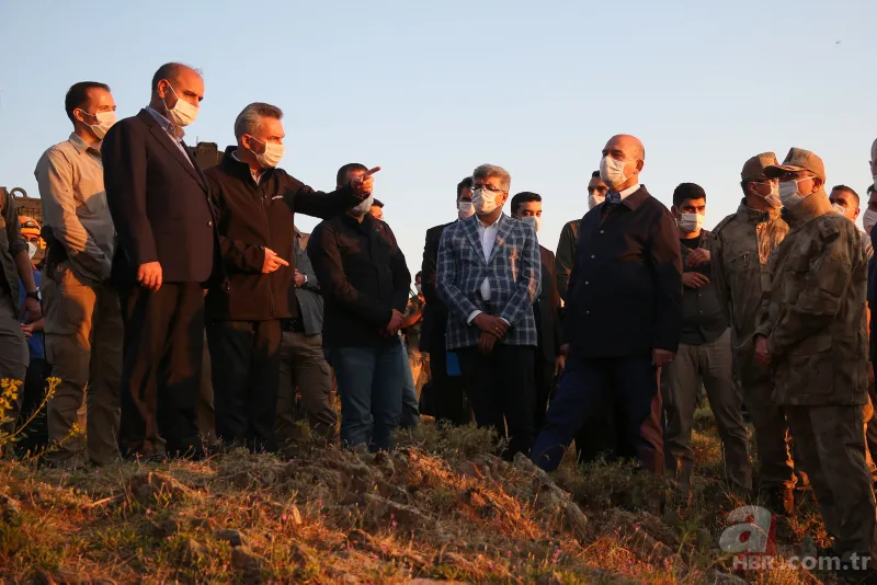 Van'da keşif uçağı düştü! Olay yerinden görüntüler... 5