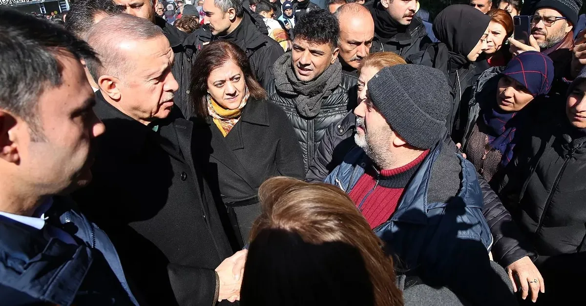 Deprem bölgesinden Erdoğan'a tam destek