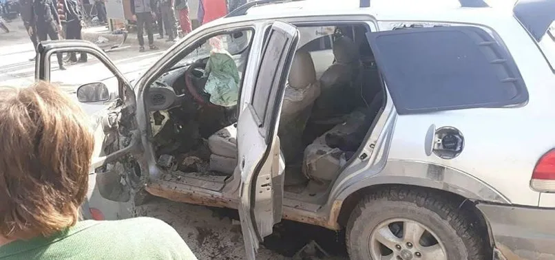 Afrin'de araçla bombalı saldırı engellendi