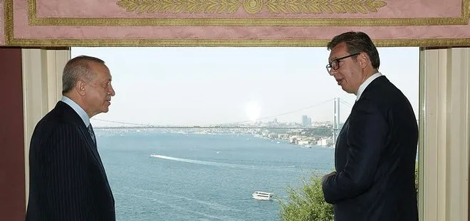 Son dakika: Başkan Erdoğan Sırbistan Cumhurbaşkanı Aleksandar Vucic ile görüştü
