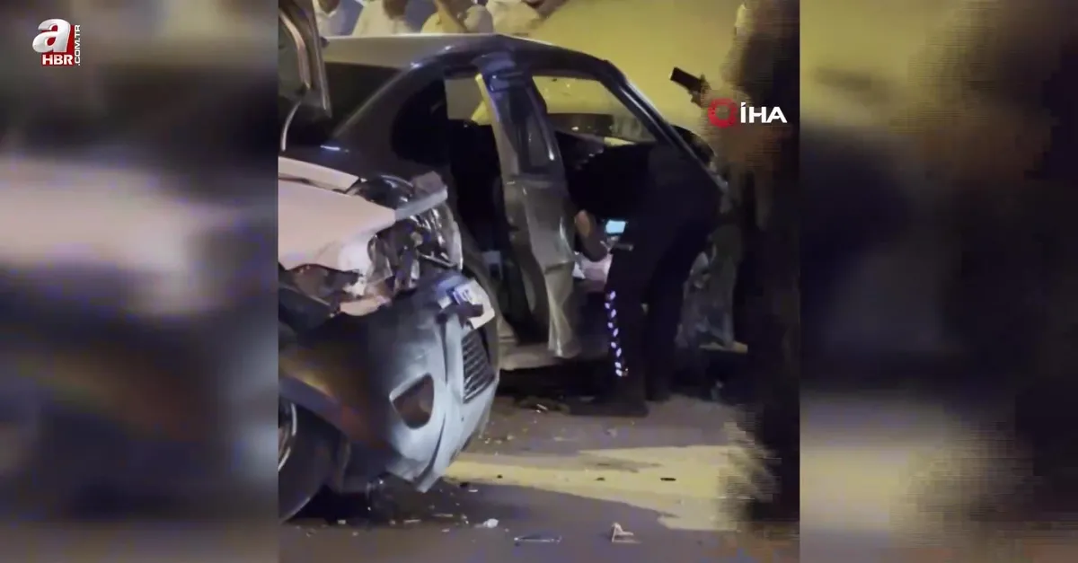 Burdur’da iki otomobil çarpıştı: 2 yaralı