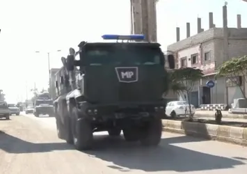 Rus Askeri Polisi ilk kez Ayn El Arab'da