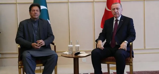 Başkan Erdoğan Cenevre’de Pakistan Başbakanı İmran Han ile görüştü