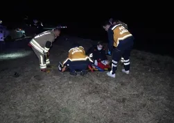 Edirne-Havsa yolunda feci kaza! Otomobil 80 metre savruldu: 1'i ağır 3 yaralı
