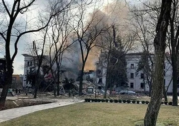 Rusya - Ukrayna savaşında 22. gün! A Haber ekibi görüntüledi: Kiev'de görülmedik yangın ve duman