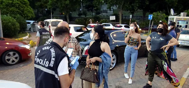 Avcılar sahilinde önce maske sonra ceza