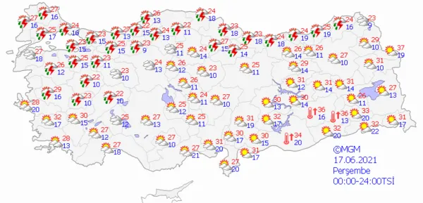 1623876472066.png Meteoroloji Genel Müdürlüğünden son dakika açıklaması! Sağanak yağış ne zaman sona erecek? Havalar ne zaman açacak? İstanbul Ankara İzmir hava durumu - 3