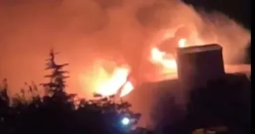 Tunceli’deki komando taburunda yangın