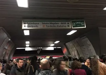 Hacıosman-Yenikapı metro hattında aksama