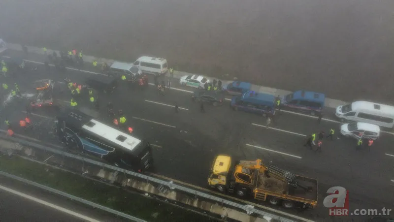 Kuzey Marmara Otoyolu Sakarya mevkiinde katliam gibi kaza! Kazanın tanığı dehşet anları anlattı 20
