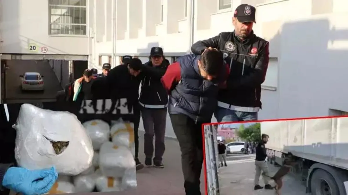 Tırda 87 kilo 214 gram esrar ele geçirildi! 8 sanığa dava