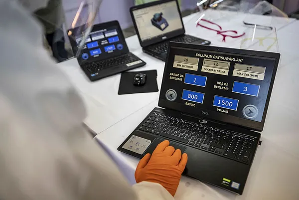 Son dakika: MEB, ambulans ve sahra hastaneleri için uzaktan kontrollü solunum cihazı üretti