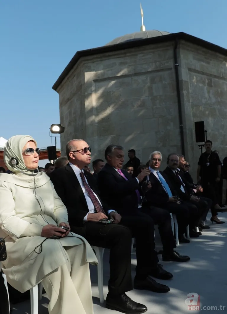 Cumhurbaşkanı Erdoğan, Macaristan’da Gül Baba Türbesini açtı 15
