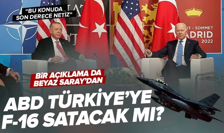 Beyaz Saray’dan F-16 açıklaması! ABD Başkanı Biden Türkiye’nin talebini gerçekten destekliyor