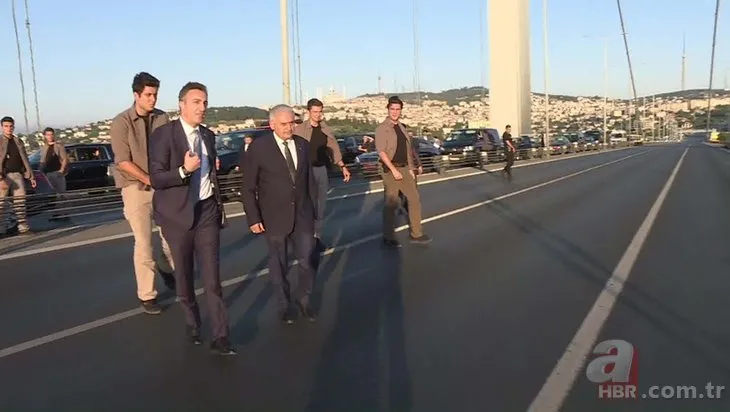 Köprüdeki intiharı Başbakan Yıldırım önledi