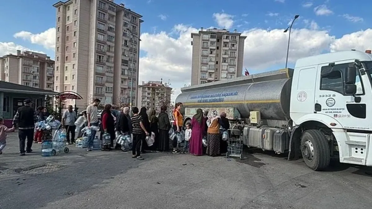 Ankaralının çilesi bitmiyor! ASKİ duyurdu: 5 ilçede su kesintisi