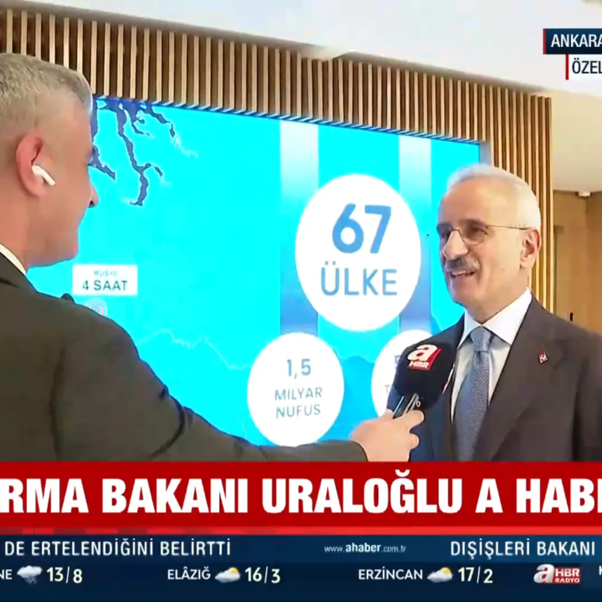 Ulaştırma ve Altyapı Bakanı Abdulkadir Uraloğlu A Haber'de! Türkiye hava ulaşımında nasıl çağ atladı?
